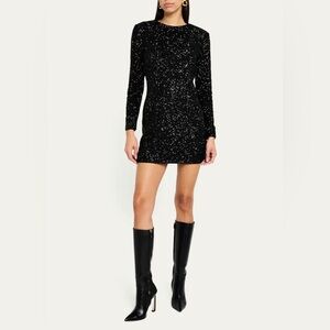 Frame sequin embellished mini dress